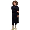 Ulla Popken Vestito in ciniglia Abiti, Blu Marino, 56-58 Donna