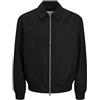 JACK & JONES Jprccray-Bomber in Finto camoscio, Nero, L Uomo