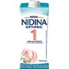 NIDINA Nestlé Nidina Optipro 1 Latte per Lattanti Liquido dalla Nascita, 24 brick da 200ml