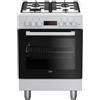 BEKO FSE62110DWF CUCINA 60X60 4 FUOCHI A GAS FORNO ELETTRICO 66LT BIANCA - A