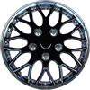 AUTO-STYLE AutoStyle Set di 4 Copricerchi Missouri 16 Pollici Cromo/Nero
