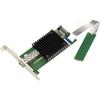 KALEA-INFORMATIQUE Scheda M2 con 1 porta di rete in fibra 10G SFP+ - ETHERNET per porta PCIe tipo M.2, chiave M o B+M con chipset Intel JL82599EN