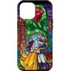 Disney La Bella e la Bestia - Vetro colorato Belle e Principe Custodia per iPhone 12 Pro Max