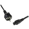 StarTech.com StarTech.com Cavo di Alimentazione per Notebook da 2 m, Cavo Elettrico Schuko EU a C5, 2.5A-250V, 18AWG, Cavo Alimentazione AC di Ricambio per Alimentatori per la Ricarica di Laptop (PXTNB3SEU2M) - Cavo di alimentazione - IEC 60320 C5 a CEE P