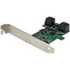 StarTech.com StarTech.com Scheda Controller moltiplicatore di porte SATA - 5 porte SATA a porta singola SATA III - Slot espansione SATA 1:5 - 6Gbs - Storage controller - SATA 6Gb/s profilo basso - 600 MBps - SATA 6Gb/s ST521PMINT-OUT