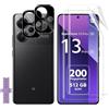 Lutree per Xiaomi Redmi Note 13 PRO Plus 5G/Note 13 PRO+ 5G Pellicola Protettiva, 2+2 Pezzi TPU Pellicola Protettiva+Vetro Temperato Pellicola Fotocamera, HD Anti-Graffio Protezione Schermo