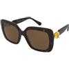 Swarovski SK6001 100283 | Occhiali da Sole Graduati o Non Graduati | Plastica | Oversize | Marrone, Havana | Adrialenti