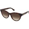 Gucci GG0763S 002 | Occhiali da Sole Graduati o Non Graduati | Prova Online | Plastica | Cat Eye | Marrone, Havana | Adrialenti