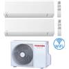 Toshiba Climatizzatore Condizionatore Toshiba Serie Shorai Edge R32 Dual Split Inverter 10000 ( 9000 ) + 13000 ( 12000 ) BTU con U.E. RAS-2M14G3AVG-E NOVITÁ classe A+++/A++