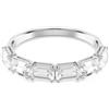 SWAROVSKI BRACCIALE RIGIDO MILLENIA, TAGLIO OTTAGONALE, BIANCO M - 17.4 CM