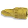 Hazet 8506-Ph1 Inserto Chiave a Bussola per Giraviti, Oro, Attacco Quadro, Cavo, 6.3 mm 1/4 di Pollice