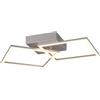 TRIO LIGHTING FOR YOU Reality Plafoniera LED Trail R64492187, metallo colore titanio, LED 20 Watt inclusa