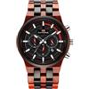 RORIOS Moda Orologio Legno ecologico orologio Naturale Orologio Analogico Al Quarzo Orologio Cronografo con Dat Men Watch