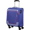 American Tourister Pulsonic - Spinner S, bagagli a mano espandibile, 55 cm, 40,5/43,5 L, viola (lilla morbida)