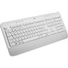 Logitech Signature K650 Tastiera Poggiapolsi Wireless Full-size, Tedesco QWERTZ - Bianco