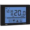 VEMER VE452900 CHRONOS - Cronotermostato Digitale Programmabile a Batterie, Termostato per Caldaia con Display Touch Screen, Nero