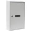 Amig - Cassetta postale - Cassetta lettere interna - Compatta e funzionale - 40 x 25 x 10 cm - Acciaio - Bianco