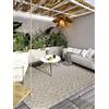 Villeroy & Boch Georgette Tappeto moderno per interni ed esterni, tessuto piatto, effetto profondo, resistente alle intemperie e ai raggi UV, per balcone, terrazza, giardino, beige, 160 x 230 cm