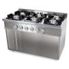 Cucina A Gas Professionale 6 Fuochi Profondità 70 cm