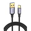 UGREEN Cavo USB Type-C 3.0 5Gbps 3A Ricarica Rapida Nylon Intrecciato (2M)