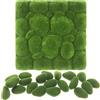 Woohome 20 pietre di schiuma artificiali per giardino, 30 x 30 cm