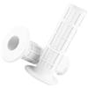 Aramox Manopole bici, scooter Bmx 1 paio di manubri moto in silicone universale 22/25mm 7/8 Manopole per mountain bike(bianca)