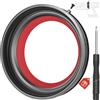 RUKHOOL Contenitore Top Fisso Anello di Tenuta di Ricambi per Dyson V10 Guarnizione SV12 Accessori Parte di Riparazione SV13 SV27 Ricambio 1 Anello Contenitore e 1 Cacciavite