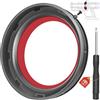 RUKHOOL Contenitore Top Fisso Anello di Tenuta di Ricambi per Dyson V11 V15 Guarnizione SV14 SV17 SV15 SV22 SV28 Parte di Riparazione Accessori Ricambio 1 Anello Contenitore e 1 Cacciavite