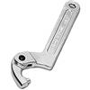 GOZAR Chiave a Gancio in Cromo vanadio Regolabile Chiave Inglese 19-51mm 32-76mm 51-120mm - Testa Rotonda 2