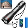 Lepro LE Torcia LED Ricaricabile USB, Torcia LED Potente Professionale IPX4 Impermeabile, 5 Modalità di Illuminazione, 1000 Lumen Portatile LED Torcia Militare per Ciclismo, Corsa e Altri Usi all'Aperto