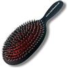 hair2heart Spazzola per extension dei capelli, spazzola pneumatica per extension - Le setole naturali districano i capelli aggrovigliati, spazzola professionale con tecnologia ionica