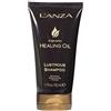 L'ANZA Keratin Healing Oil Shampoo Lisciante per Capelli Danneggiati, Nutre, Ripara e Aumenta la Lucentezza per un Look Liscio Effetto Seta, Non contiene Solfati, Parabeni, Senza Glutine, 50 ml