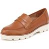 Vionic Women's Cheryl II Loafer, Tan Brown Leather, 40.5 EU