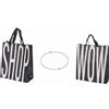 VDE Villa d'Este Home Tivoli 2002 Set 24 Busta regalo, in carta, double face, manici in tessuto, 22x10x26 cm, Bigismore