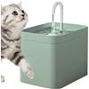 Generic Fontana d'acqua senza fili per gatti, ultra silenziosa fontana per animali domestici, 1,5 l, con circolazione automatica, per cani