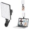 Newmowa LED 60 Professionale Luce video,Luce per Video Conferenza, 3200-5600K 3 modi luce regolati Luce portatile per Phone, iPhone, Android, iPad, Laptop