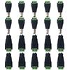 GTIWUNG 20pz Connettore DC Attacco Maschio Femmina, Connettori di Alimentazione DC, Barrel Power Jack Adattatore 12V per CCTV Security Camera DVR e LED Strip Light