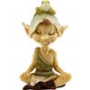 Top Collection - Statuetta in miniatura da giardino e terrario Pixie meditazione con rana