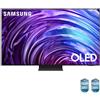 Samsung TV OLED 4K 77" QE77S95DATXZT Smart TV Wi-Fi Graphite Black 2024, Processore NQ4 AI GEN2, OLED Glare Free, Infinity One Design, Dolby Atmos