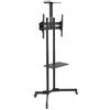 ITB OM07108 Supporto TV a parete 177,8 cm (70") Nero