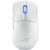 ASUS ROG Keris II Ace Wireless AimPoint White mouse Mano destra RF Wireless + Bluetooth + USB Type-A Ottico 42000 DPI