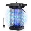 EUQQZU Lampada Antizanzare, 4000V UV Uccisione Mosca Elettrica Interna 18W, Trappola per Mosca Insetto, Cattura Moscerino, Portata 80 m², per Giardino Terrazza Camera da Letto, Piscina Cortile