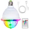 LETOUR Sfera da discoteca Bluetooth a sfera sfaccettata con telecomando, LED controllato da musica, luce per feste di Halloween, Natale, feste, bambini, compleanno, DJ discoteca, bar, club, karaoke,