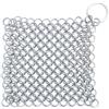 YiXuTag Detergente per Ghisa in Acciaio Inossidabile Scrubber in Acciaio Pulitore Pulisci Anelli,Scrubber in acciaio inossidabile,Pulitore per pentole in ghisa,per padelle, padelle,wok e molto altro(10*10cm)
