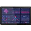 SunKol 23,6 Embedded Industrial Touch Panel PC, 16:9 Touch Screen capacitivo All-in-one, 2xUSB2.0, 2xUSB3.0, HDMI, VGA, 2xRS232, LAN (i5-3210M, 8G-DDR3 RAM 256G SSD)