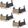Boao 4 paia di pastiglie per freni a disco in resina compatibili con freni a disco Shimano Deore XT XTR LX SLX Hone Alfine Saint