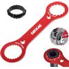 sunnilly BB Chiave Strumento,Chiave per Guarnitura per Mountain Bike,Strumento per Chiave BB,Chiave per Movimento Centrale, 16 24 Tacca Dub/Tl-Fc32 Strumento di Riparazione Adattatore