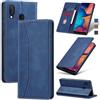 Jasonyu Cover per Samsung Galaxy A20E Flip Custodia in Pelle PU, Cover a Libro Portafoglio, Funzione Supporto, Magnetica, Slot Schede, TPU Bumper Caso Custodia per Samsung A20E (Blu)