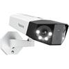 Reolink PoE 4K Telecamera Esterno a Doppio Obiettivo, Grandangolo 180°, Rilevamento Uomo/Veicolo/Animale, Audio Bidirezionale, Visione Notturna a Colori 30 metri, Videocamera Sorveglianza, Duo 2 PoE