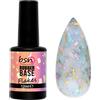 Beauty Space nails - Base semipermente rinforzante, Rubber base, smalto rinforzante con flakes. Ricostruzione unghie, zero sollevamenti - 12ml (12-LATTIGINOSO BIANCO IT'S BOY)